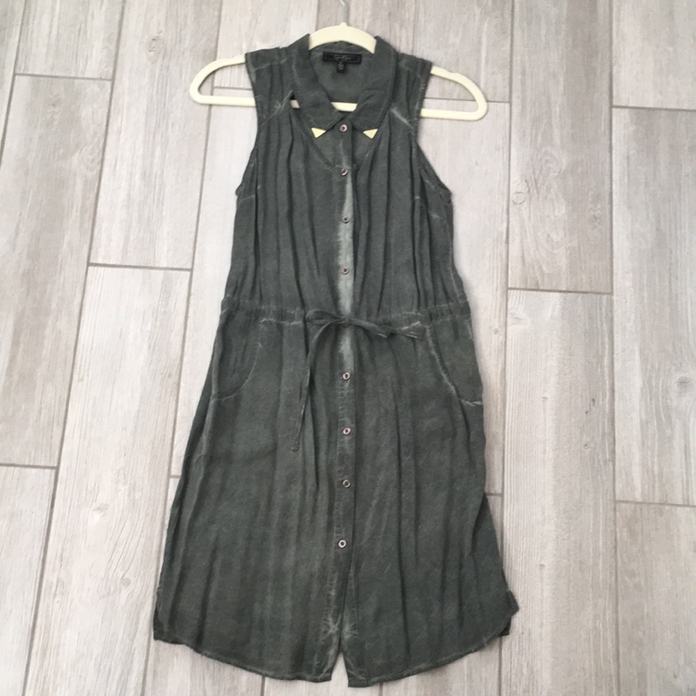 Edgy distressed dress